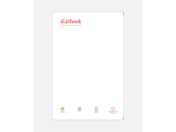 Briefpapier A4 met logo