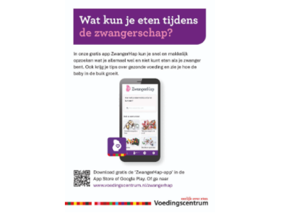 Uitdeelkaartjes ZwangerHap app