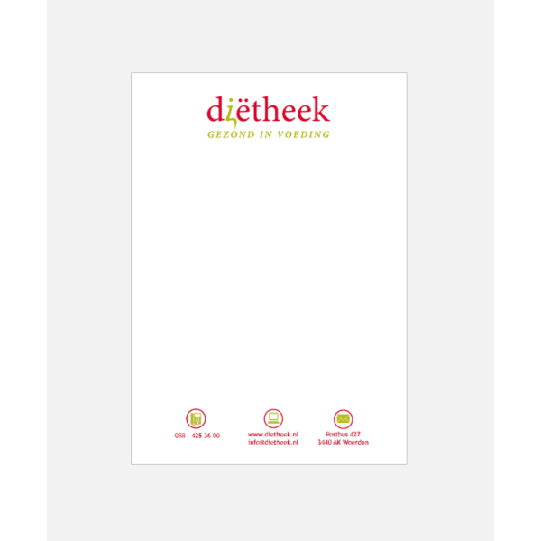 Notitieblok A5 met logo 