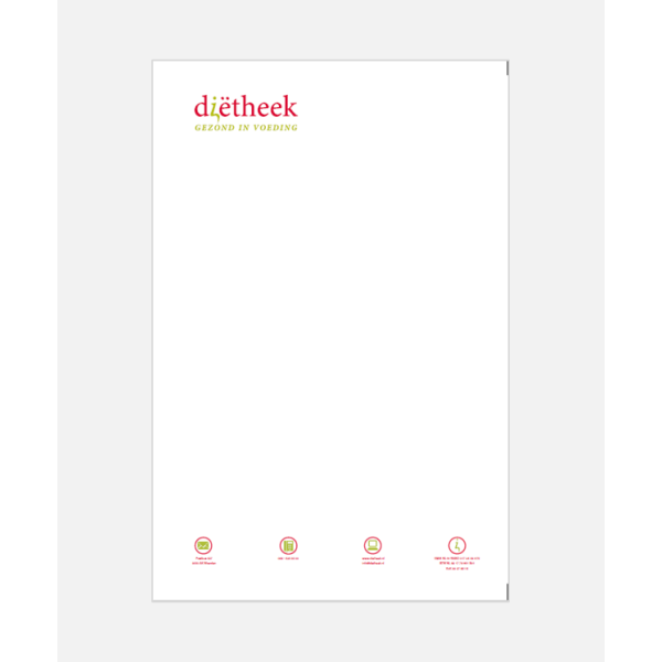 Briefpapier A4 met logo