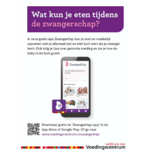 Uitdeelkaartjes ZwangerHap app